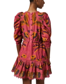 Back image thumbnail - Farm Rio - Pink Multi Print Dress