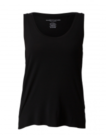Black Stretch Viscose Tank