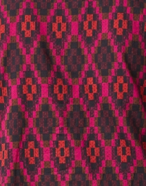 Fabric image thumbnail - Ro's Garden - Deauville Red Argyle Print Shirt Dress