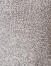 Fabric image thumbnail - White + Warren - Grey Mini Trapeze Cashmere Cardigan