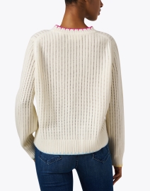 Back image thumbnail - Chinti and Parker - Cream Wool Cashmere Sweater