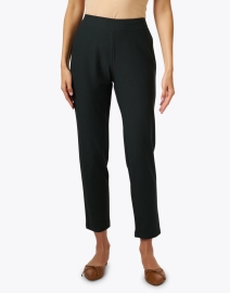 Front image thumbnail - Eileen Fisher - Ivy Green Stretch Slim Ankle Pant
