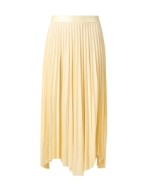 Exala Yellow Pleated Skirt