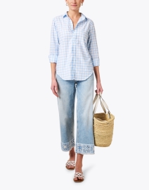 Look image thumbnail - Frank & Eileen - Frank Blue Check Poplin Shirt