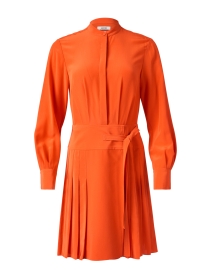 Orange Silk Dress 