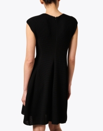 Back image thumbnail - Emporio Armani - Black Ribbed Dress