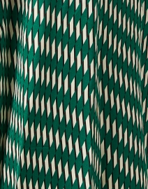 Fabric image thumbnail - L.K. Bennett - Valerie Green Print Shirt Dress