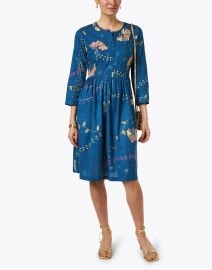 Look image thumbnail - Soler - Blue Print Cotton Dress