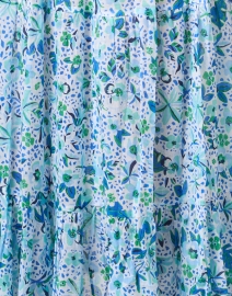 Fabric image thumbnail - Poupette St Barth - Nana Blue Floral Print Dress