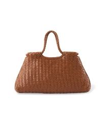 Product image thumbnail - Bembien - Gabine Brown Woven Leather Bag
