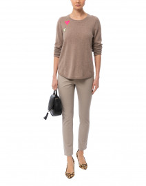 Electric Feel Brown Cashmere Sweater