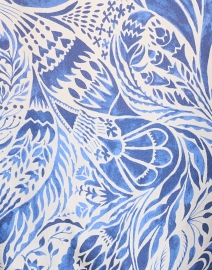 Fabric image thumbnail - Momoni - Anouk Blue Print Silk Blouse