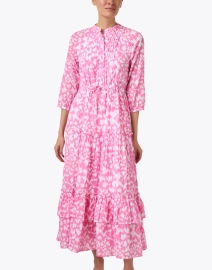 Front image thumbnail - Banjanan - Bazaar Pink Print Cotton Dress