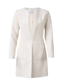 Alice Ivory Lurex Tweed Jacket