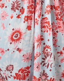 Fabric image thumbnail - Poupette St Barth - Sasha Blue and Pink Floral Mini Dress