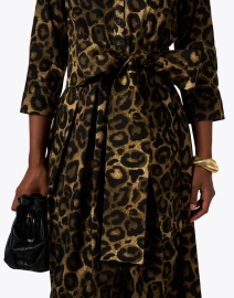 Extra_1 image thumbnail - Samantha Sung - Audrey Leopard Print Stretch Cotton Dress