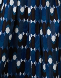 Fabric image thumbnail - Samantha Sung - Audrey Blue Multi Print Stretch Cotton Dress