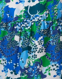 Fabric image thumbnail - Vilagallo - Brielle Blue Print Shirt Dress