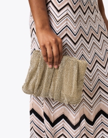Look image thumbnail - Loeffler Randall - Ember Gold Diamante Clutch