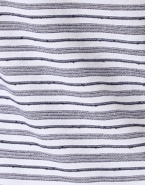 Fabric image thumbnail - Amina Rubinacci - Podio White and Navy Striped Knit Top