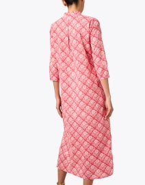 Back image thumbnail - Ro's Garden - Clorinda Pink Print Cotton Kurta