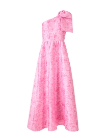 Caroline Pink Jacquard Dress