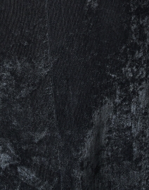 Fabric image thumbnail - Fabiana Filippi - Petrolio Black Crushed Velvet Shift Dress