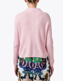 Back image thumbnail - Emporio Armani - Pink Wool Cashmere Sweater