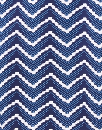 Fabric image thumbnail - Jude Connally - Ella Navy Chevron Dress