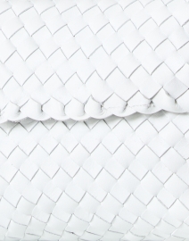 Fabric image thumbnail - Loeffler Randall - Billie White Woven Leather Shoulder Bag