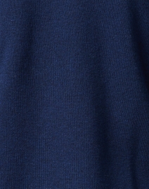 Fabric image thumbnail - Kinross - Navy Cotton Cashmere Knit Blazer