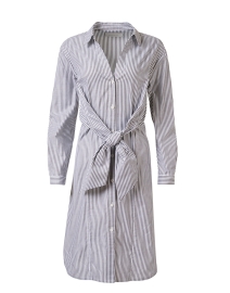 Ashland Grey Stripe Shirt Dress