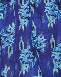 Fabric image thumbnail - Ro's Garden - Diana Blue Embroidered Cotton Kurta