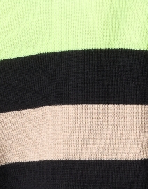 Fabric image thumbnail - Lisa Todd - Beige Multi Stripe Cotton Sweater