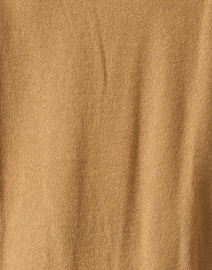 Fabric image thumbnail - Madeleine Thompson - Charlotte Camel Stripe Wool Cashmere Cardigan