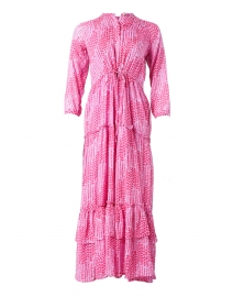 Bazaar Maidengrass Vivid Pink Print Cotton Dress 