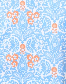 Fabric image thumbnail - Gretchen Scott - Blue and Orange East India Print Dress