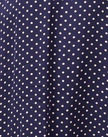 Fabric image thumbnail - L.K. Bennett - Valerie Navy Polka Dot Shirt Dress