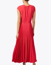 Back image thumbnail - Jason Wu Collection - Coral Pleated Dress