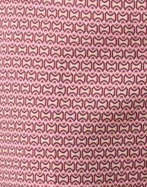 Fabric image thumbnail - Seventy - Fuchsia Jacquard Geometric Print Trousers