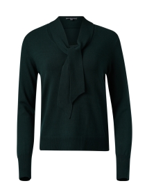 Marella Evergreen Tie Neck Sweater