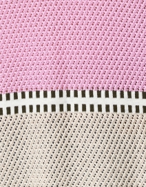 Fabric image thumbnail - Lisa Todd - Pink and Beige Cotton Sweater