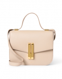 Vancouver Taupe Leather Crossbody Bag 