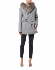 Fedora Grey Wool Cashmere Jacket