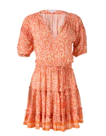 Bona Orange Floral Dress 
