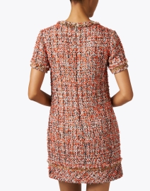 Back image thumbnail - Jason Wu Collection - Coral Multi Tweed Dress