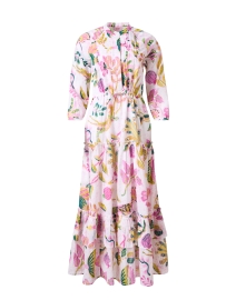 Product image thumbnail - Banjanan - Bazaar Pink Multi Print Cotton Dress