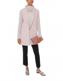 Quartz Pale Pink Wool Cashmere Coat