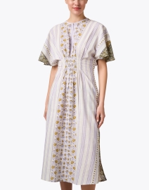 Front image thumbnail - D'Ascoli - Hetty Multi Print Cotton Dress