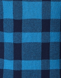 Fabric image thumbnail - Blue - Inlet Blue Check Cotton Sweater